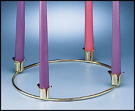 (image for) Advent Wreath - Brass